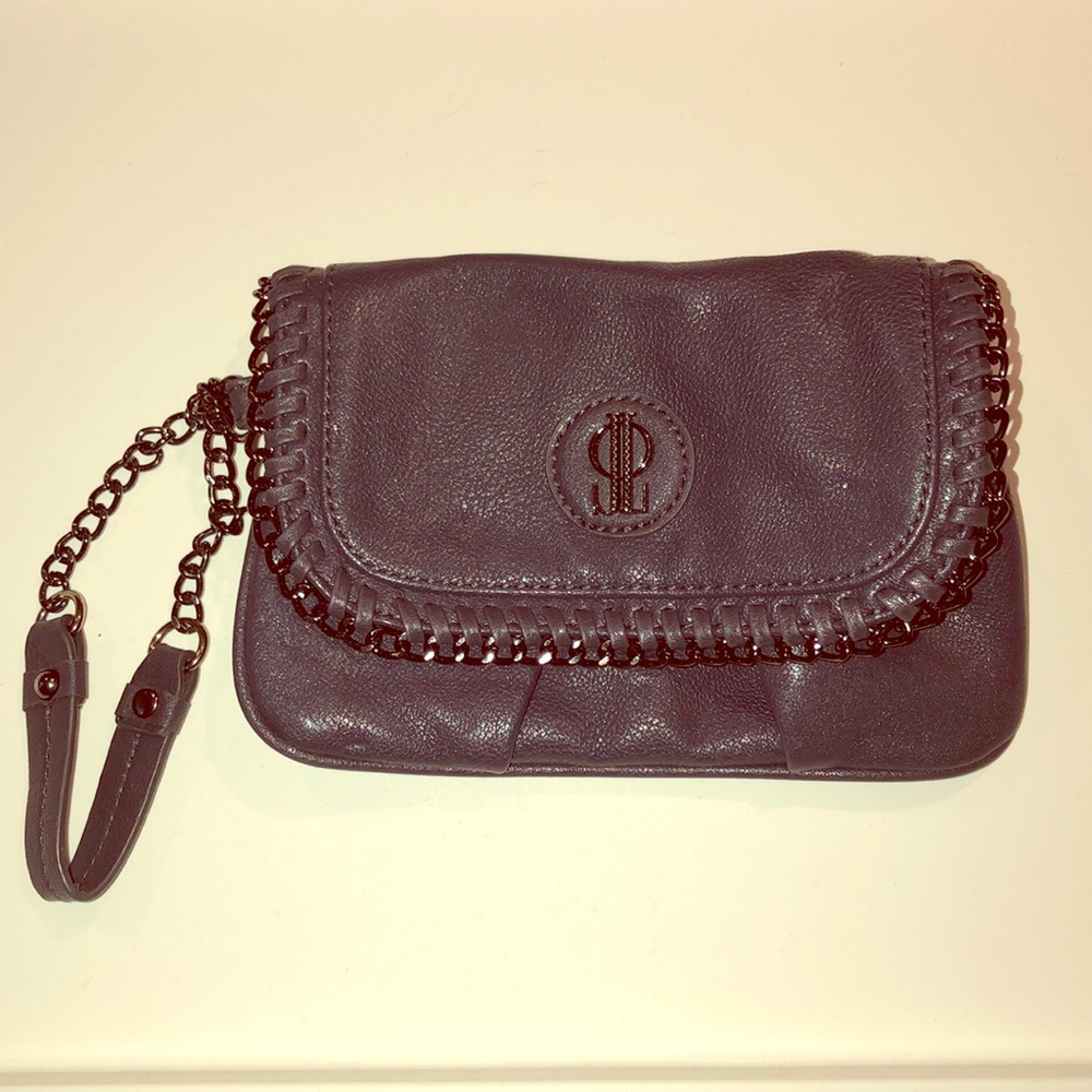 Slate blue Jennifer Lopez wristlet